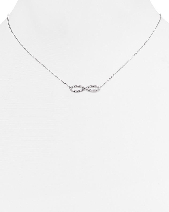 Mariage - Nadri Eternity Pendant Necklace, 16"