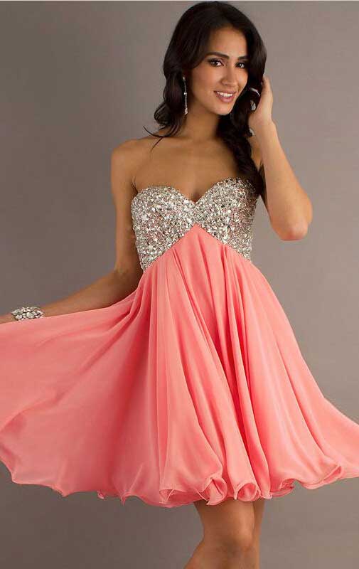 Свадьба - A-line Sweetheart Sleeveless Chiffon Cocktail Dresses With Beaded Online Sale at GBP79.99
