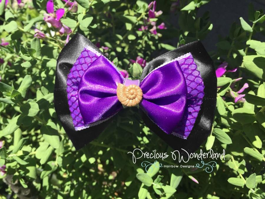 Wedding - Ursula Sea Witch Inspired Hair bow