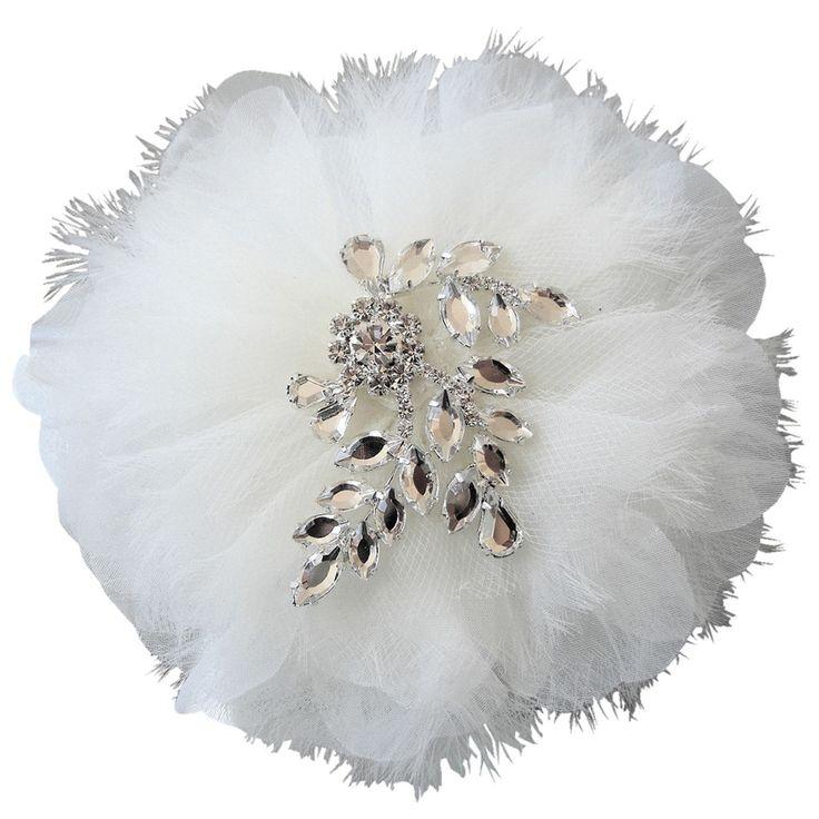 Hochzeit - Vintage Glamour Hair Flower (sj)