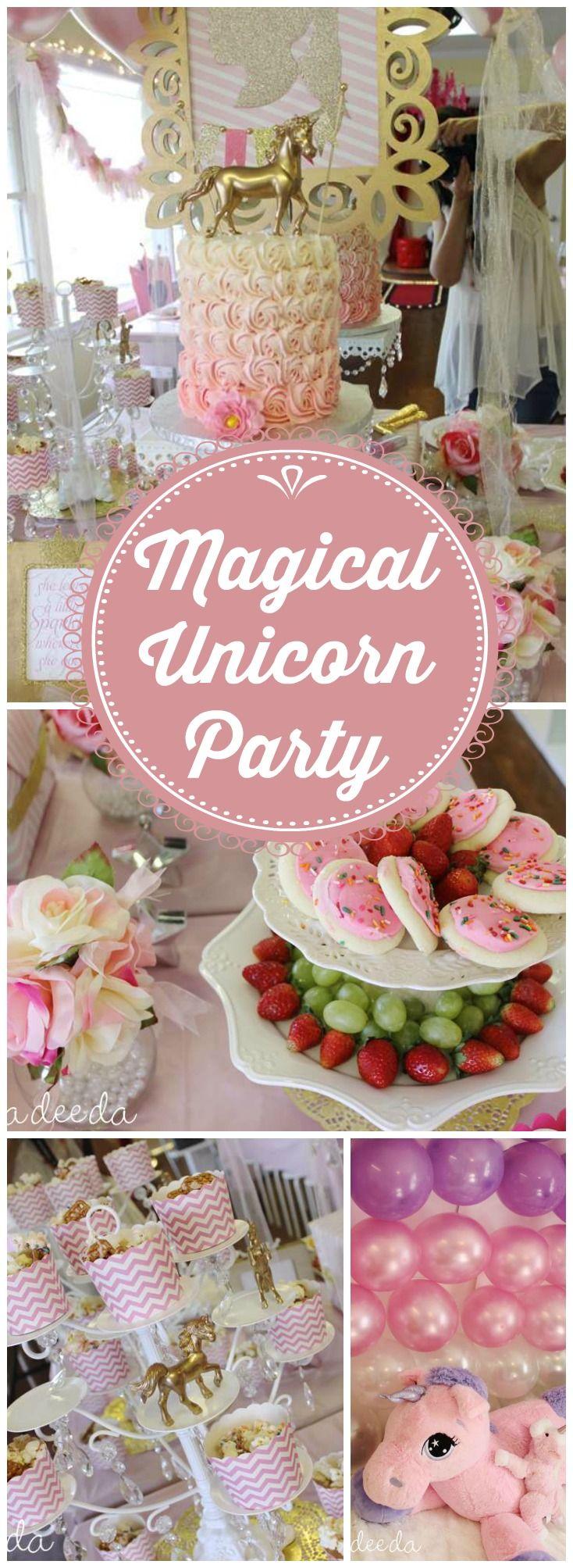 Mariage - Magical Unicorn / Birthday "Samara's Magical Unicorn Party"