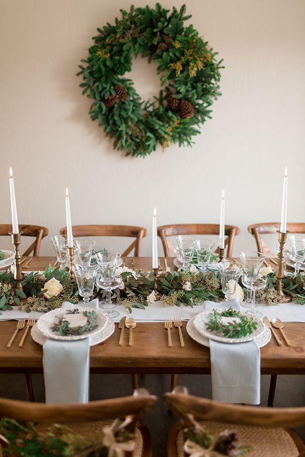 Свадьба - Winter Chic - Intimate Holiday Wedding With Cozy Neutrals