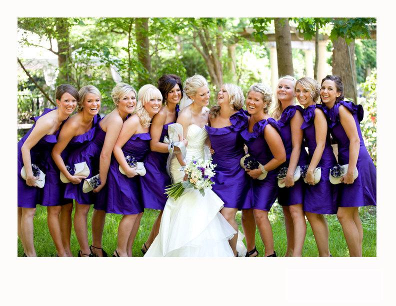 Свадьба - Set of six bridesmaid gifts, personalized wedding clutches, Peacock wedding, Bridesmaid clutch, Blue wedding, Silk wedding purse, Clutch set