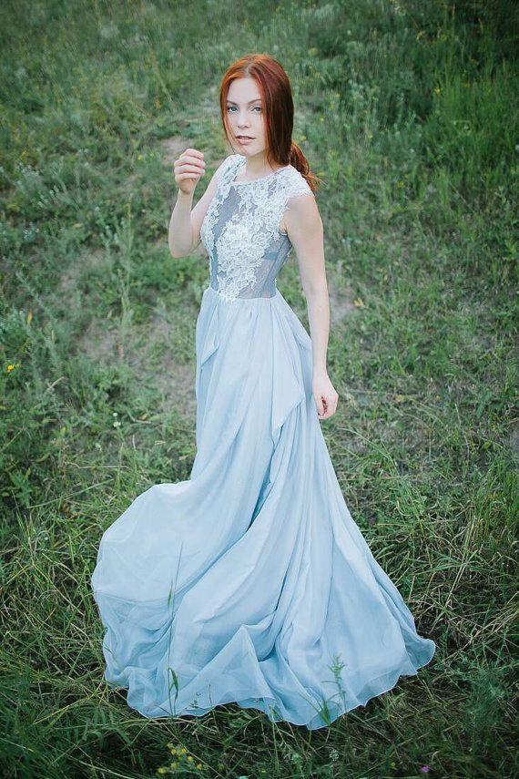 Свадьба - Grey Wedding Dress // Iris
