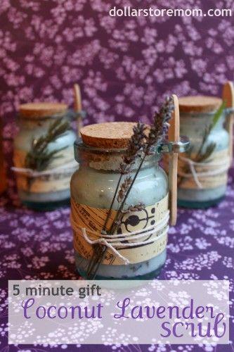 Свадьба - Quick Gift: Coconut Lavender Sugar Scrub 