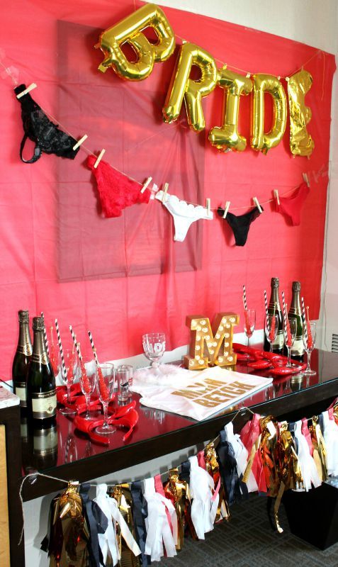 Hochzeit - 10 Creative Bachelorette Party Décor Ideas