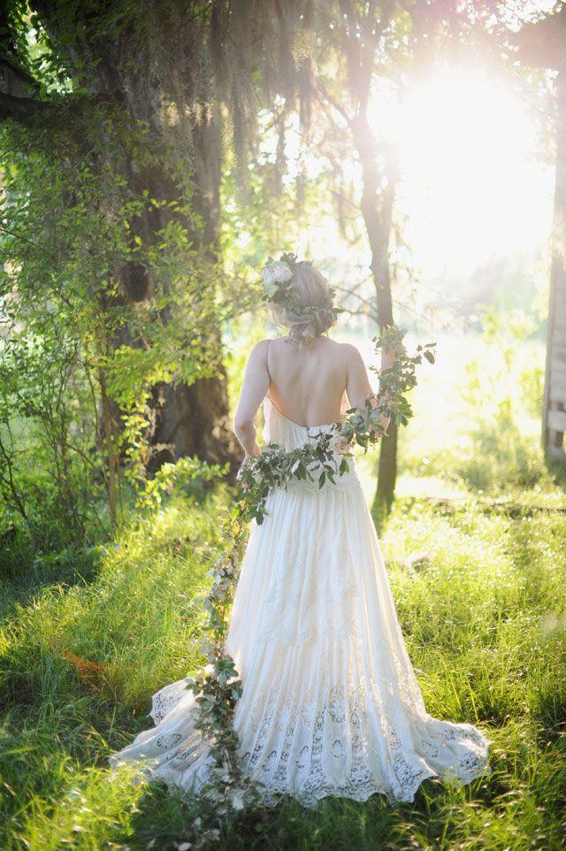 Hochzeit - Southern Woodland Nymph Wedding Inspiration