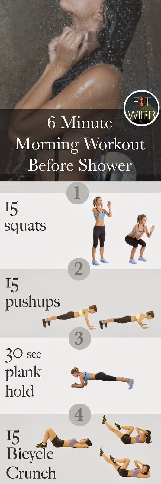 زفاف - 6 Minute Morning Workout Before Shower