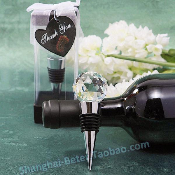 Свадьба - Magic Crystal Ball Wine Stopper Party Souvenirs WJ056