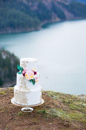 Wedding - Airy Affair: A Cliffside Bridal Shoot On Diablo Lake