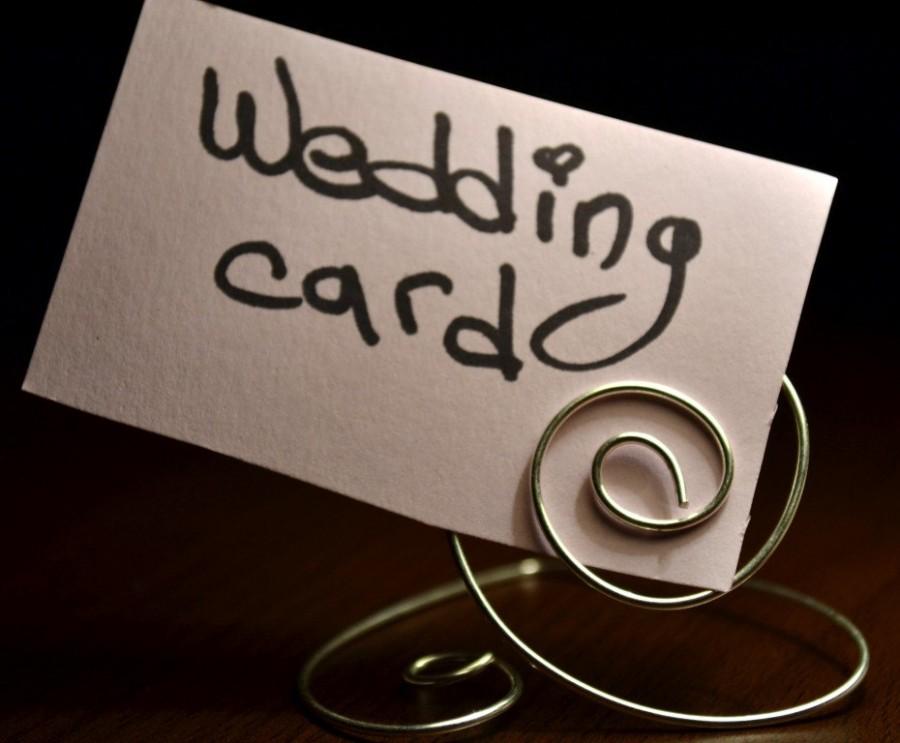 Свадьба - Heart Place Card Holders Wedding Decoration Set of 20 Great Wedding Accessory