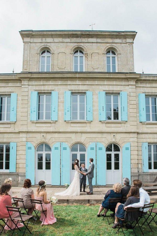 زفاف - Intimate French Wedding At Château Le Clos Castaing