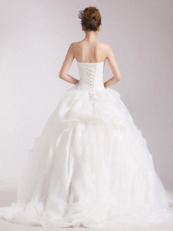 Mariage - Lace Vintage Tulle Ball Gown Wedding Dress