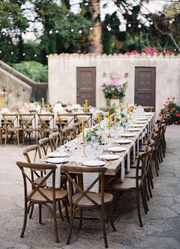Hochzeit - Al Fresco Garden Wedding In Montecito