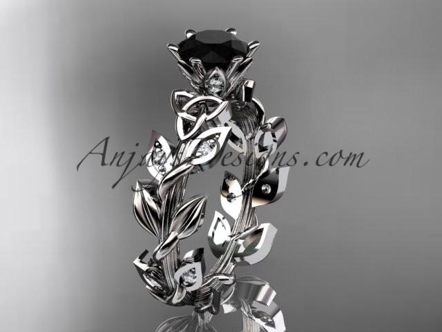 Свадьба - Spring Collection, Unique Diamond Engagement Rings,Engagement Sets,Birthstone Rings - platinum diamond celtic trinity knot engagement ring wedding band