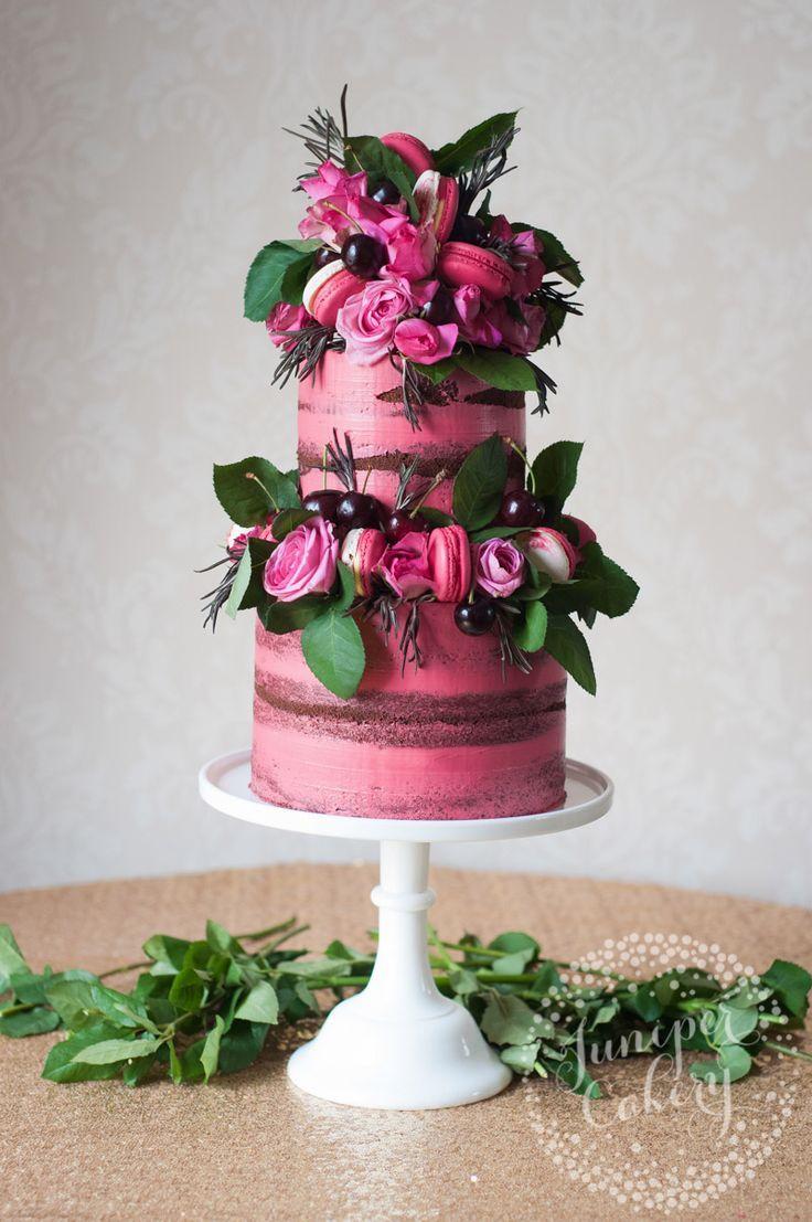 Hochzeit - Black Forest Gateau Naked Cake!