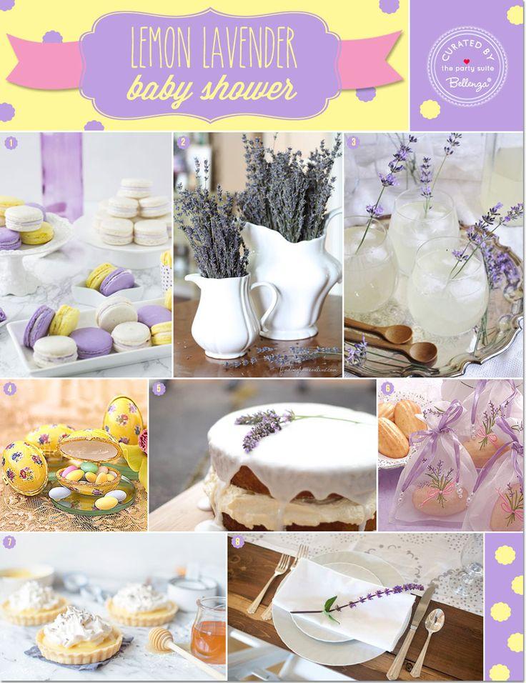 Свадьба - A Spring Baby Shower Sprinkled With Lavender And Lemon!