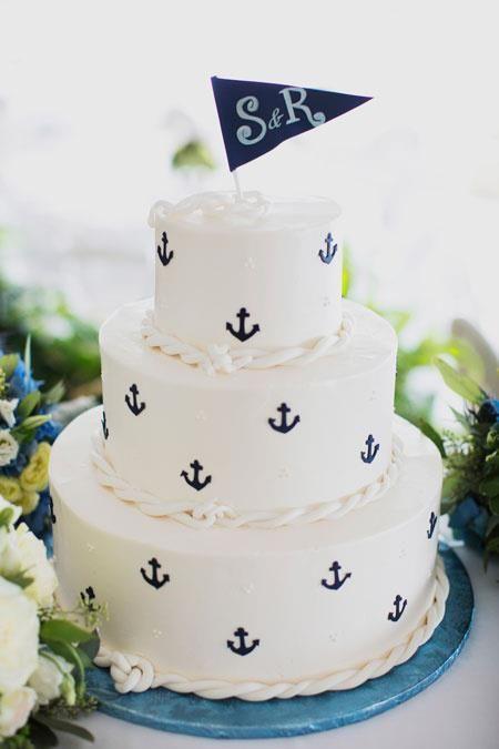 Mariage - 10 Sea-Loving Nautical Cakes