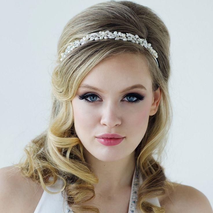 Свадьба - Pearlie Bridal Headband HDB21 (awj)