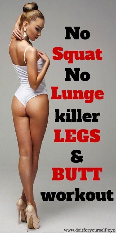 Hochzeit - 5 No-Squat Killer Legs And Butt Exercises