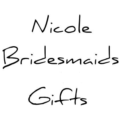 Hochzeit - BridesmaidsGiftNicol