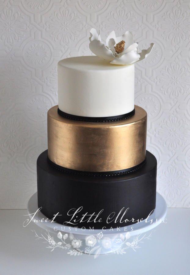 زفاف - Simple Color Block Wedding Cake