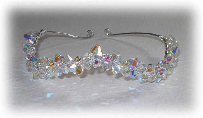 Mariage - Flower Girl Fire and Ice Wave Tiara