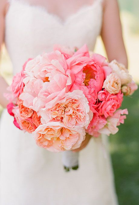 زفاف - 30 Fresh Peony Wedding Bouquet Ideas - Wedding Bouquet Ideas - Wedding Flower Photos