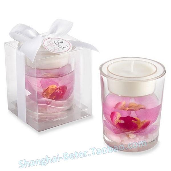 زفاف - Elegant Orchid Tealight Candle Holder Decoration LZ040