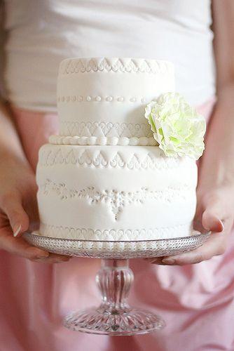 Wedding - Embossed Cake