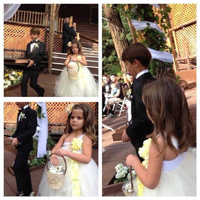 زفاف - Tutu-Flower girl, Junior Bridesmaid, Tutu, Dress, Special Occasion-Special Order