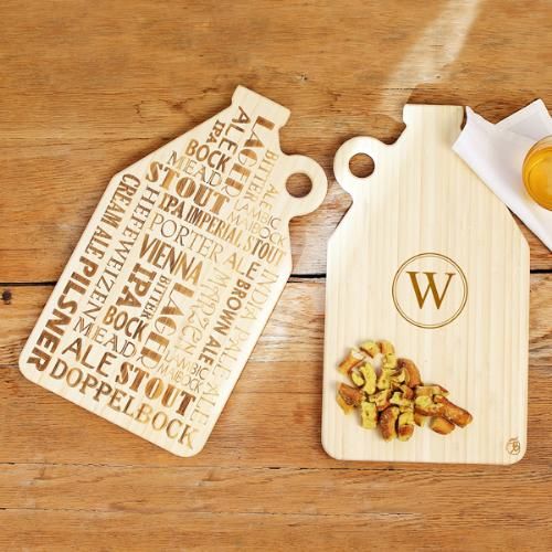 Mariage - Personalized Reversible Beer Growler Serving Board