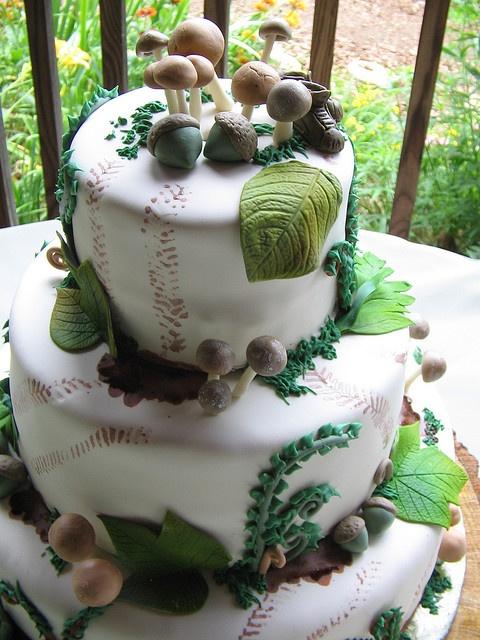 Hochzeit - Woodland Cake