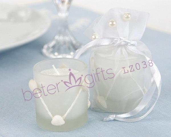 زفاف - Sea Coastal Elegance Frosted Glass Bridesmaids gifts LZ038