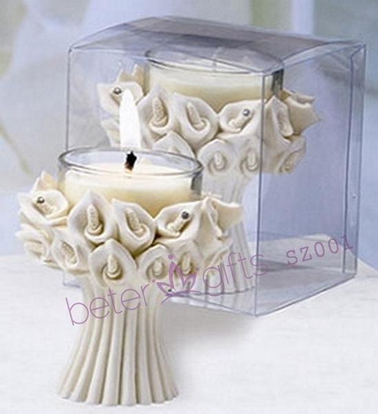 Hochzeit - Bridal Shower Favors BETER-SZ001 Calla Lilly Candle Holder Gifts
