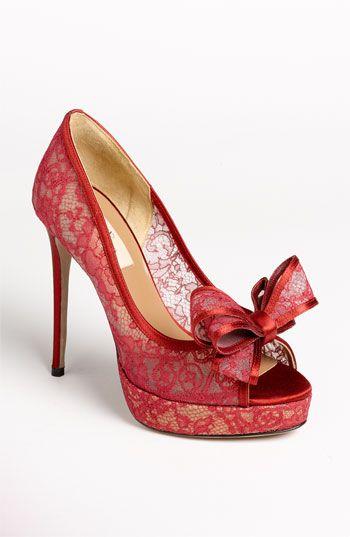 Wedding - Valentino Lace Couture Pump 