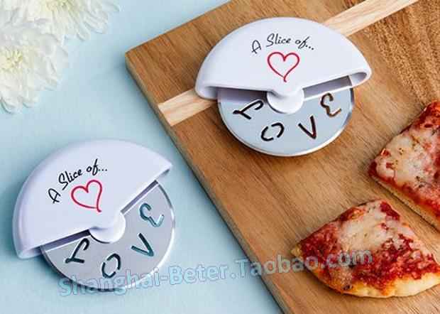 زفاف - Bridal Wedding Souvenirs WJ050 Slice of Love Pizza Cutter