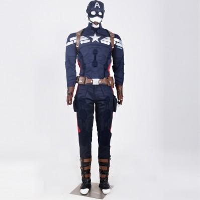 Mariage - alicestyless.com Captain America 2 Winter Soilder Steve Rogers Cosplay Costumes