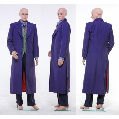 زفاف - Dark Knight Joker Cosplay Costume Gabardine Trench Coat Version