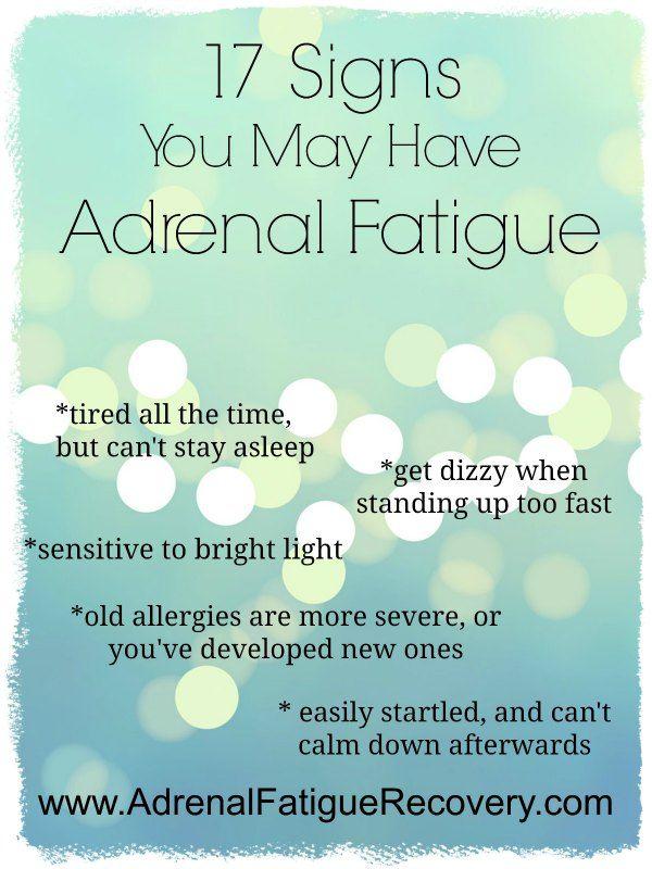 Hochzeit - Adrenal Fatigue Symptoms