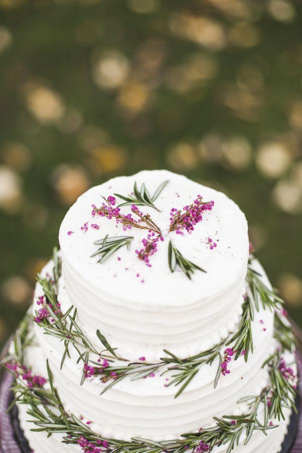 Wedding - Raspberry Rosemary Cake