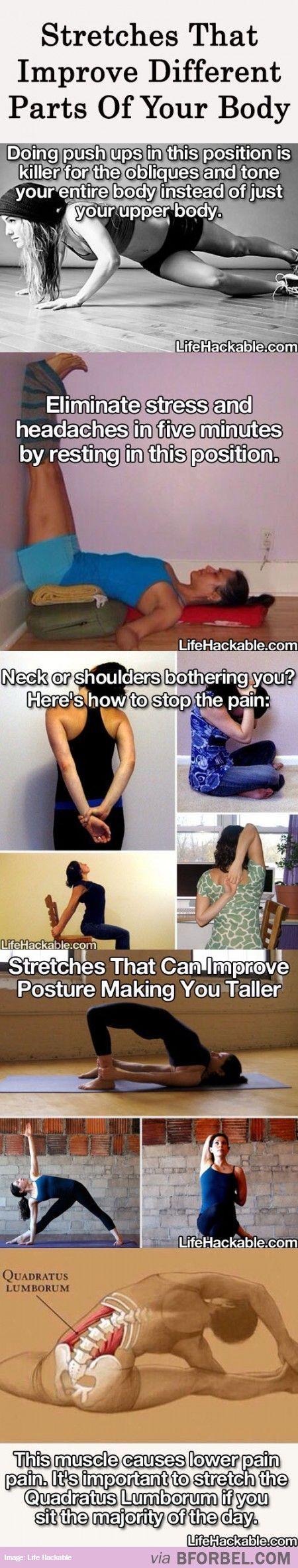 Mariage - Types Of Stretches That Improve Different Parts Of Your Body