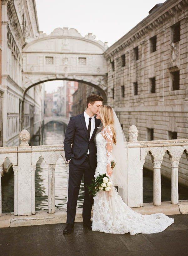 Wedding - It Doesn't Get More Beautiful Than A Pronovias Gown In The Streets Of Venice