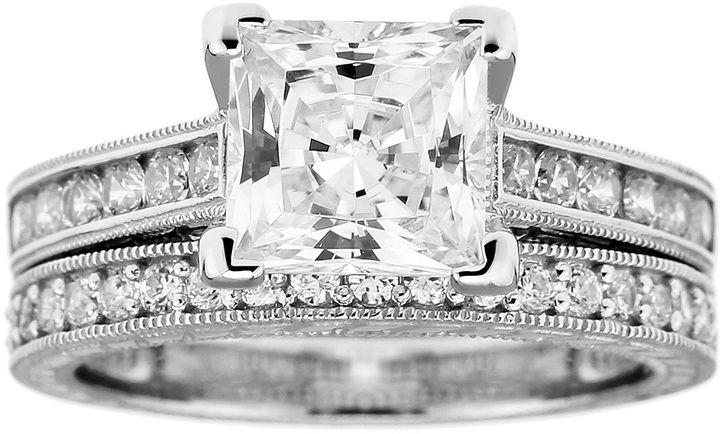 Wedding - FINE JEWELRY DiamonArt Cubic Zirconia Bridal Ring Set