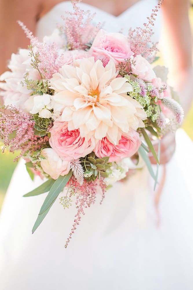 زفاف - 24 Soft Pink Wedding Bouquets To Fall In Love With