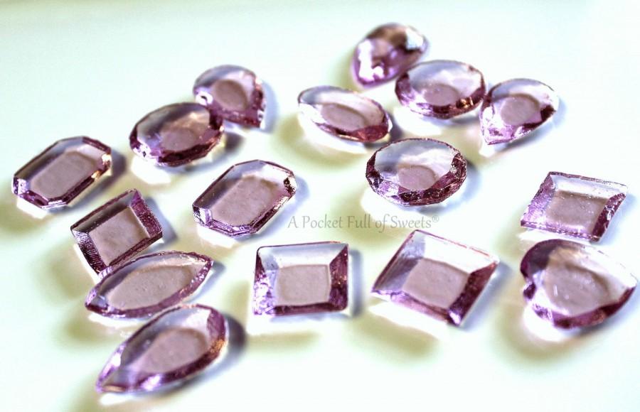 Свадьба - Edible Gems, Edible Cupcake Toppers, Edible Wedding Cake Decorations, Baby Shower Cupcake Toppers, Edible Gemstones, Choose ANY color, 40 pc