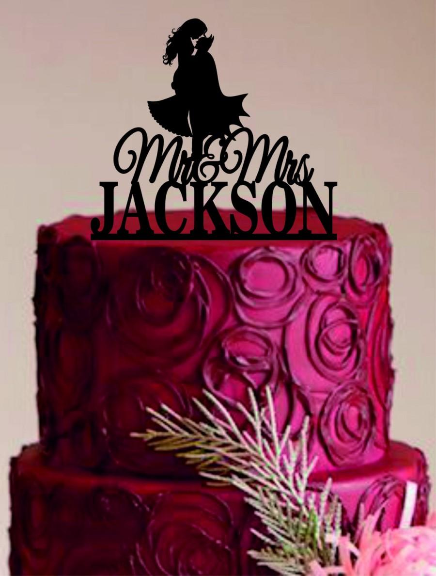 زفاف - Bride and Groom Wedding Cake Topper,Batman Silhouette,Mr and Mrs Wedding Cake Topper,Unique Wedding Cake Topper, Custom Wedding Cake Topper