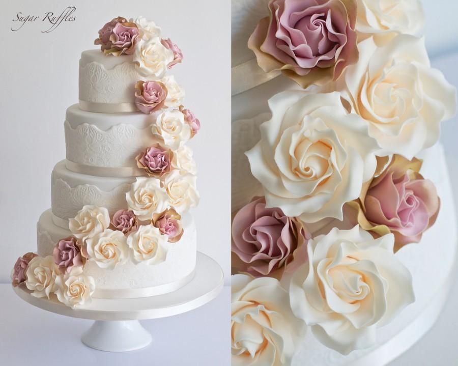 Wedding - Vintage Amnesia Cascade Wedding Cake