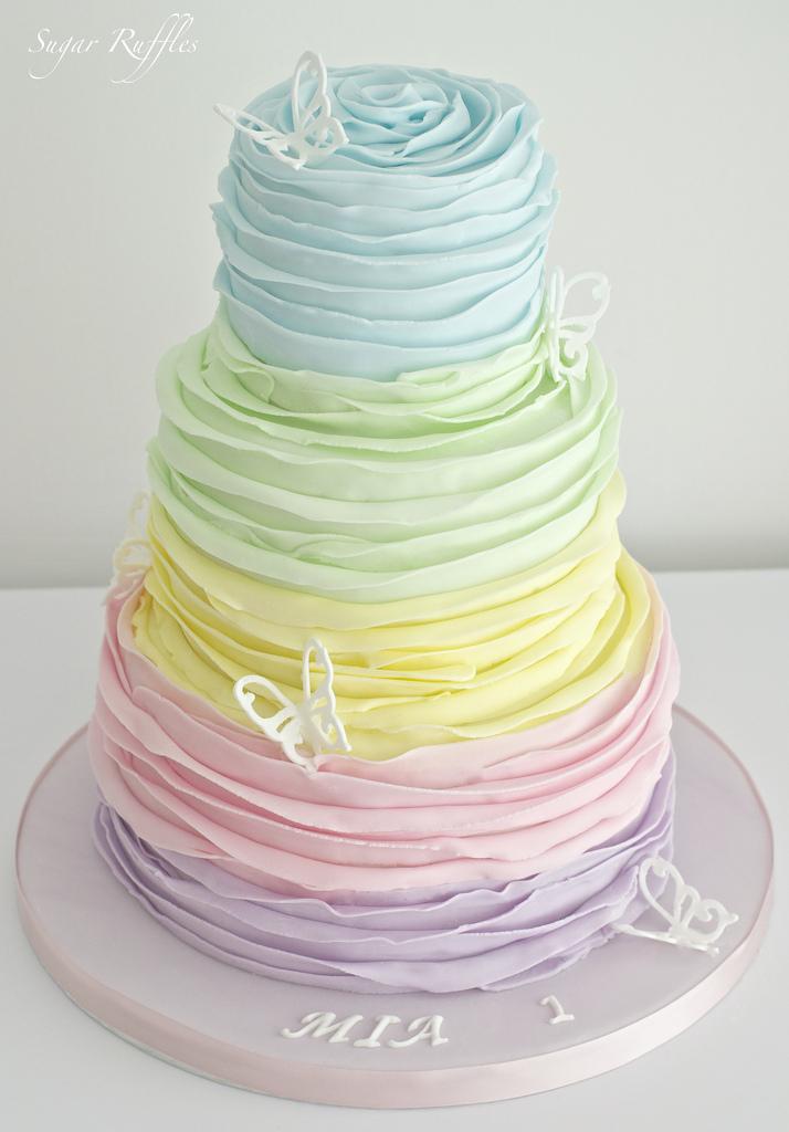 زفاف - Mias 1St Birthday Cake