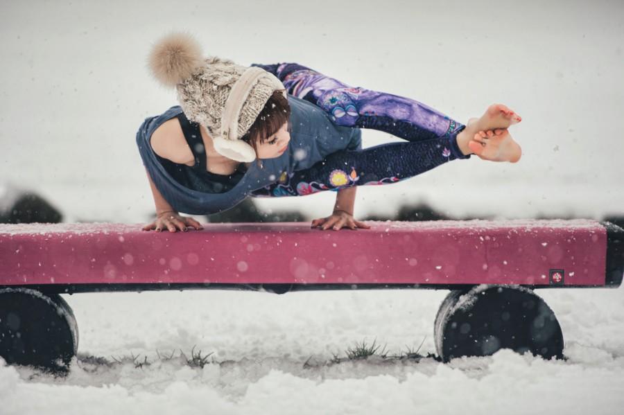 Свадьба - [Portrait] Yoga In Snow